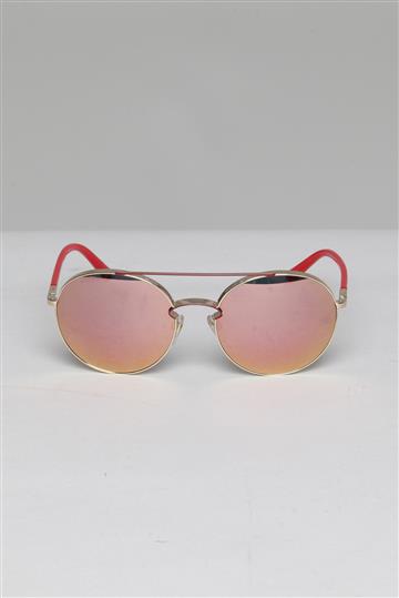 Óculos Valentino Haste Vermelha Dourado