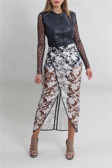 Saia Achados da New Pareô Transparência Bicolor