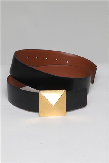 Cinto Valentino Dupla Face One Stud Preto