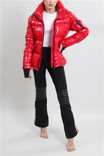 Casaco Achados da New Puffer Ski Vermelho