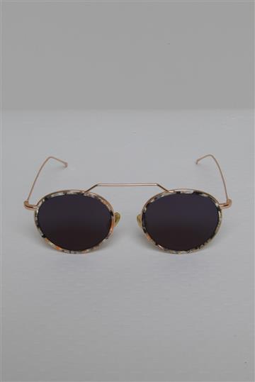 Óculos Illesteva Tartaruga Rosê Metalizado