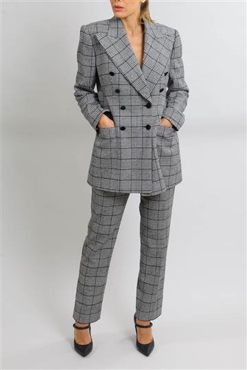 Conjunto Dolce & Gabbana Terno de Lã Xadrez