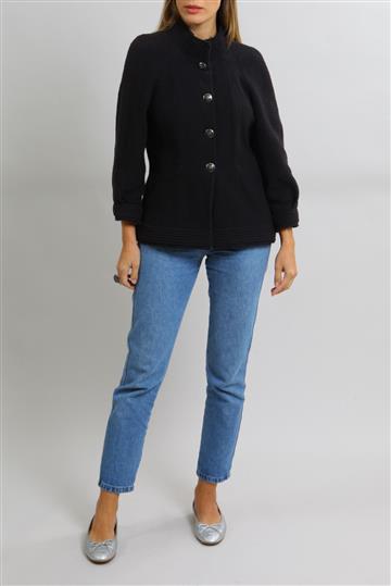Casaqueto Chanel Bouclê Preto