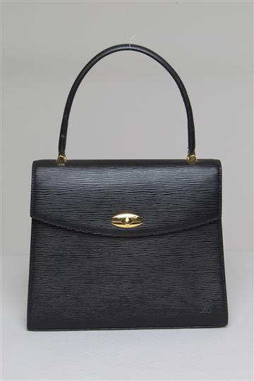 Bolsa Louis Vuitton Malesherbes Couro Epi Preto