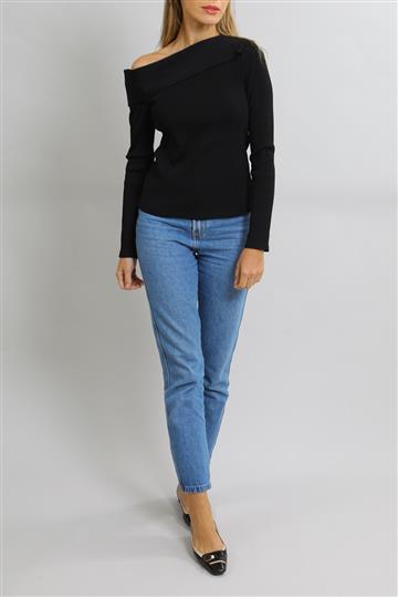 Blusa Rag&Bone Malha Canelada Preto