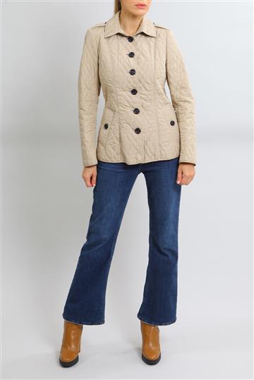 Casaco Burberry Trench Coat Curto Bege