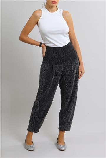 Calça A. Niemeyer Lurex Preto