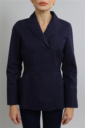 Blazer Christian Dior Jacquard Azul