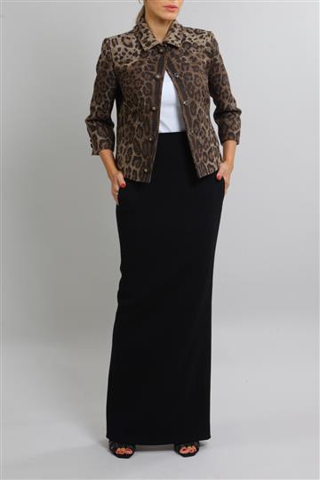 Casaqueto Dolce & Gabbana Animal Print Marrom