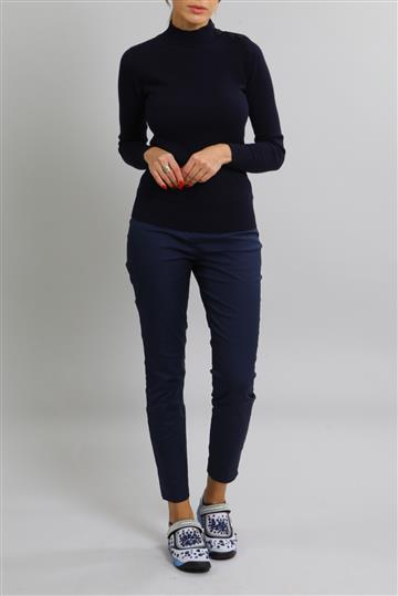 Calça Prada Algodão com Stretch Azul