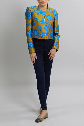 Casaqueto La DoubleJ Jacquard Azul