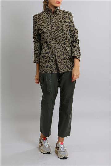 Casaco Zadig & Voltaire Camuflado Bordado Verde