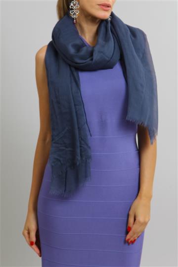 Lenço Achados da New Pashmina Azul