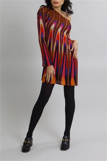 Vestido Missoni Um Ombro Só Colorido