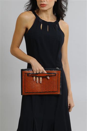 Bolsa Prada Madras Bicolor