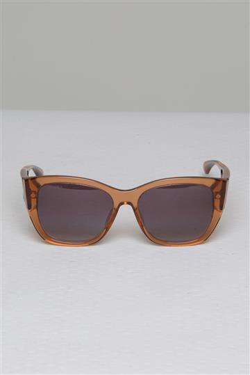 Óculos Chanel Acetato Haste Transparente Marrom