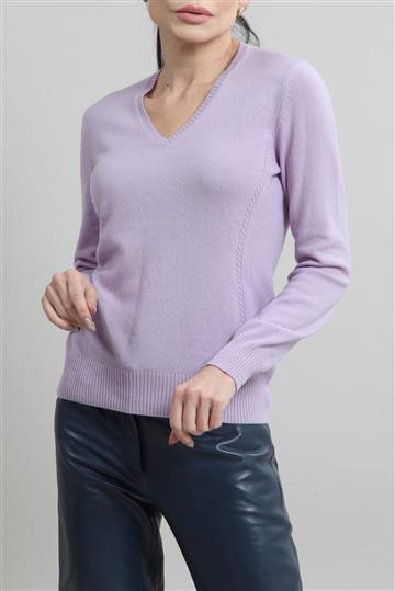 Sueter Loro Piana Cashmere Lilás