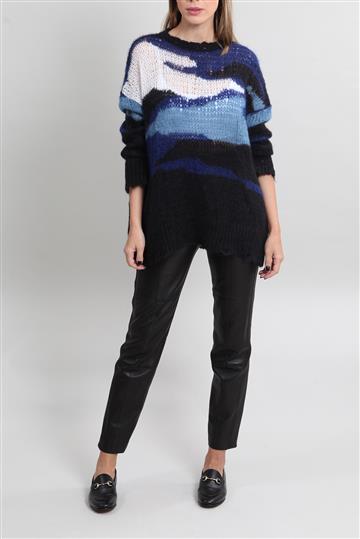 Sueter Valentino Tricô Oversized Preto