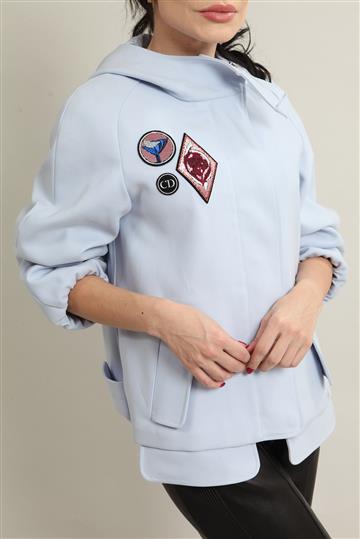 Jaqueta Christian Dior Patches Azul