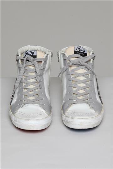 Tênis Golden Goose Francy Leather High Trainers Branco