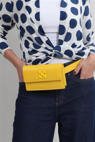 Bolsa Off-White Pochete Jitney Amarela