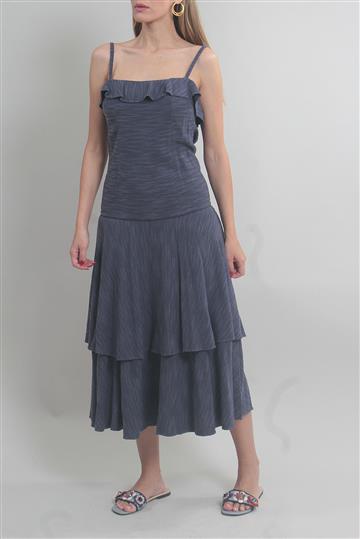 Vestido Cris Barros Linhão com Alças Azul