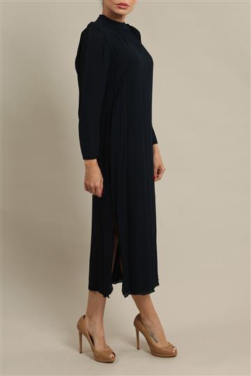 Vestido Cris Barros Midi Azul