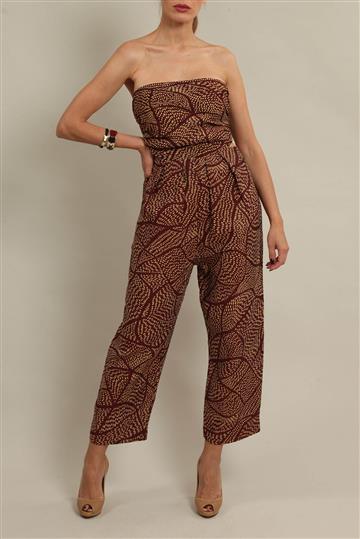 Macacão A. Niemeyer Tomara que Caia Bordô