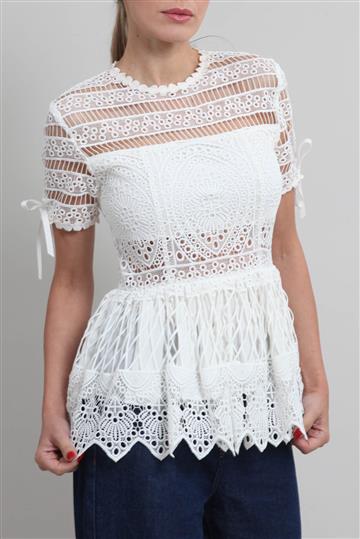 Blusa Alexis Renda Branca