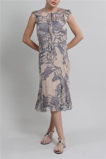 Vestido Diane Von Furstenberg Sleep Dress Bege