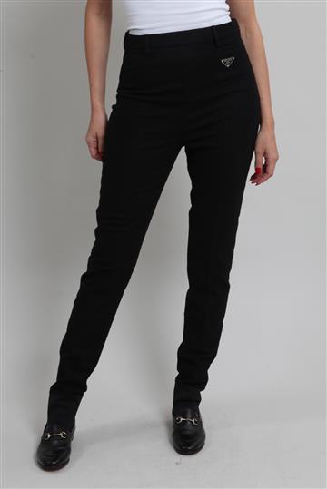 Calça Prada Alfaiataria de Lã Preta