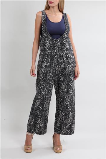 Macacão A. Niemeyer Jacquard de Algodão Azul