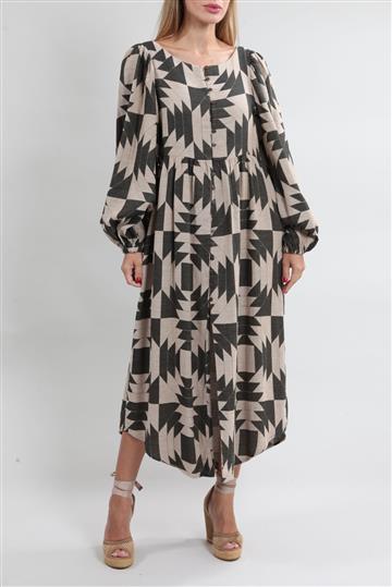 kaftan A. Niemeyer Estampado Bicolor