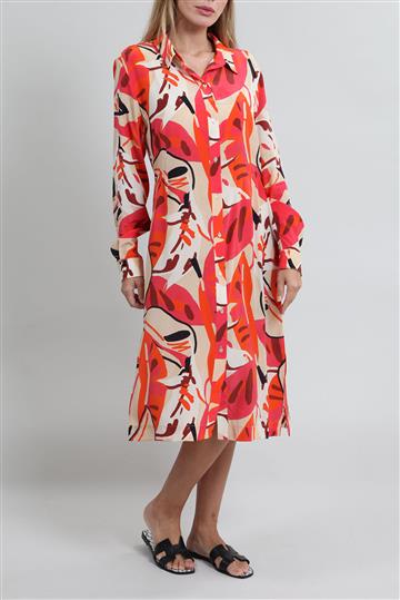 Vestido Lenny Niemeyer Chemise 100% Seda Colorido