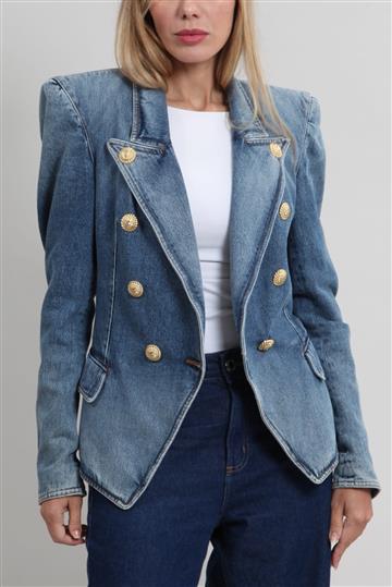 Blazer Balmain Alfaiataria Jeans