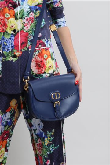 Bolsa Christian Dior Bobby calfskin Azul