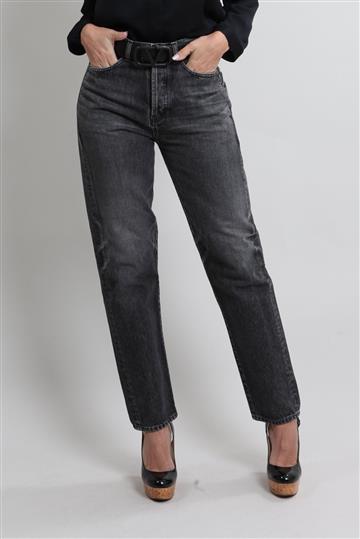 Calça Saint Laurent Jeans Stonado Preta