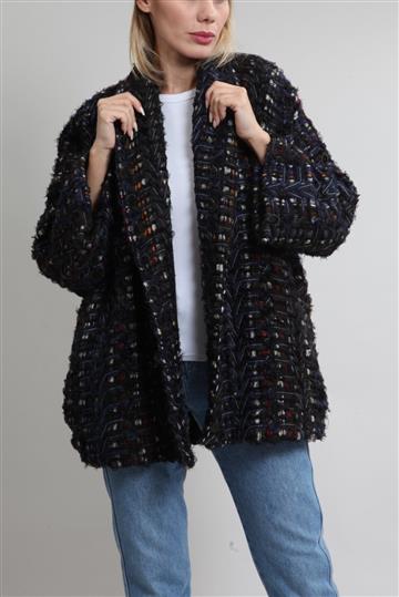 Kimono Paula Raia Texturizado Oversized Colorido