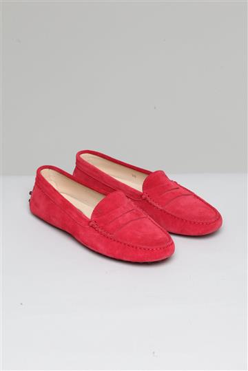 Sapato Tod´s Loafer Camurça Vermelho