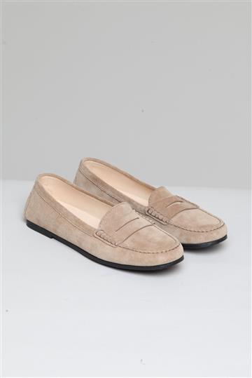 Sapato Tod´s Loafer Camurça Bege