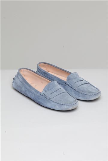Sapato Tod´s Loafer Camurça Azul