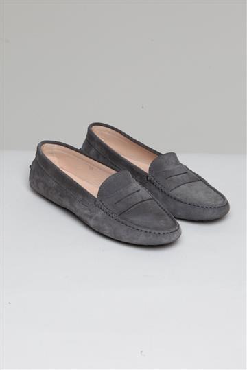 Mocassim Tod´s Loafer Camurça Cinza