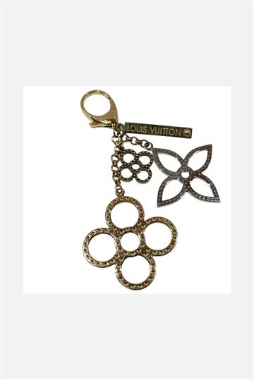 Chaveiro Louis Vuitton Monograma Dourado