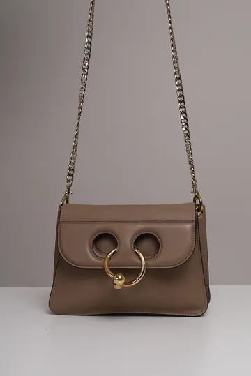 Bolsa JW Anderson Pierce Crossbody Bege