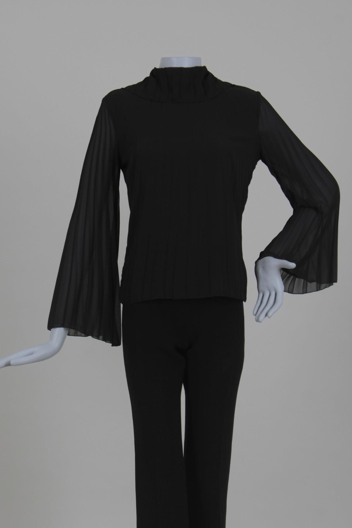 Blusa Plissada Cumplice Preto