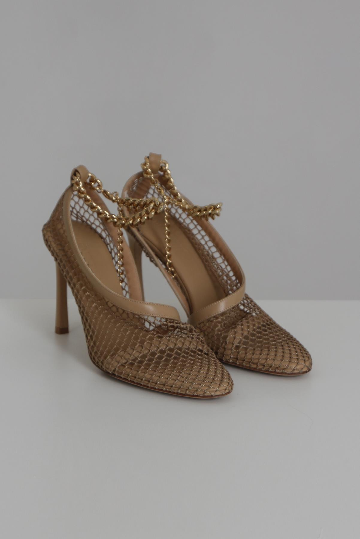 Sapato Bottega Veneta Corrente Trama Bege