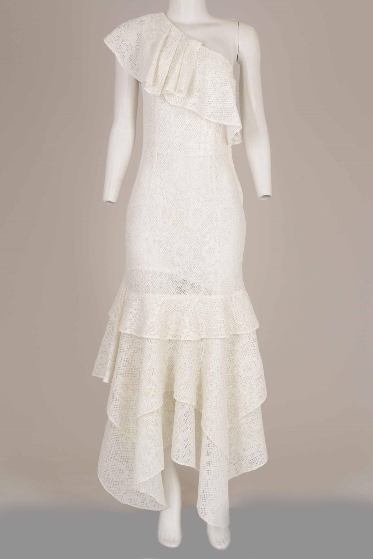 Vestido Renda Ombro Branco