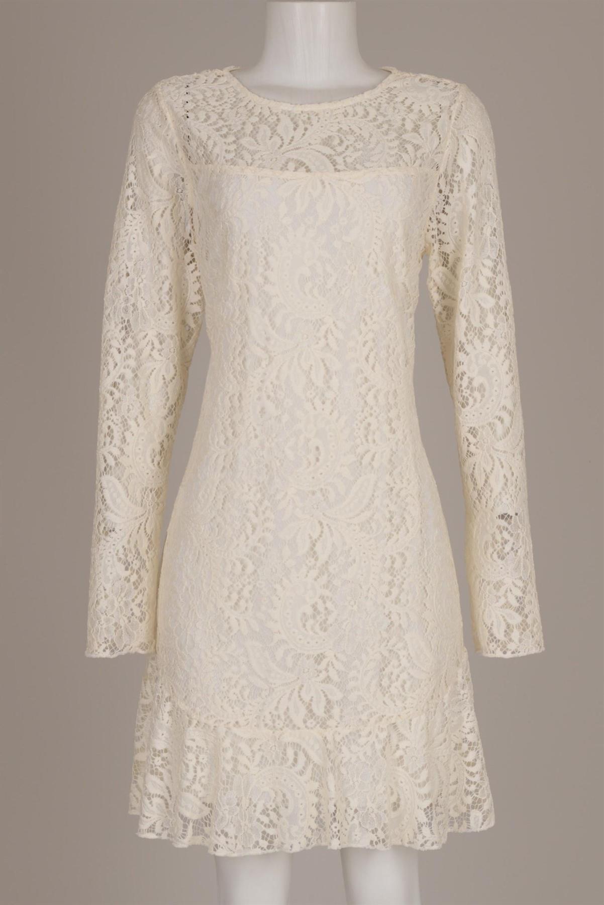 Vestido Betelgeuse Renda Off-White