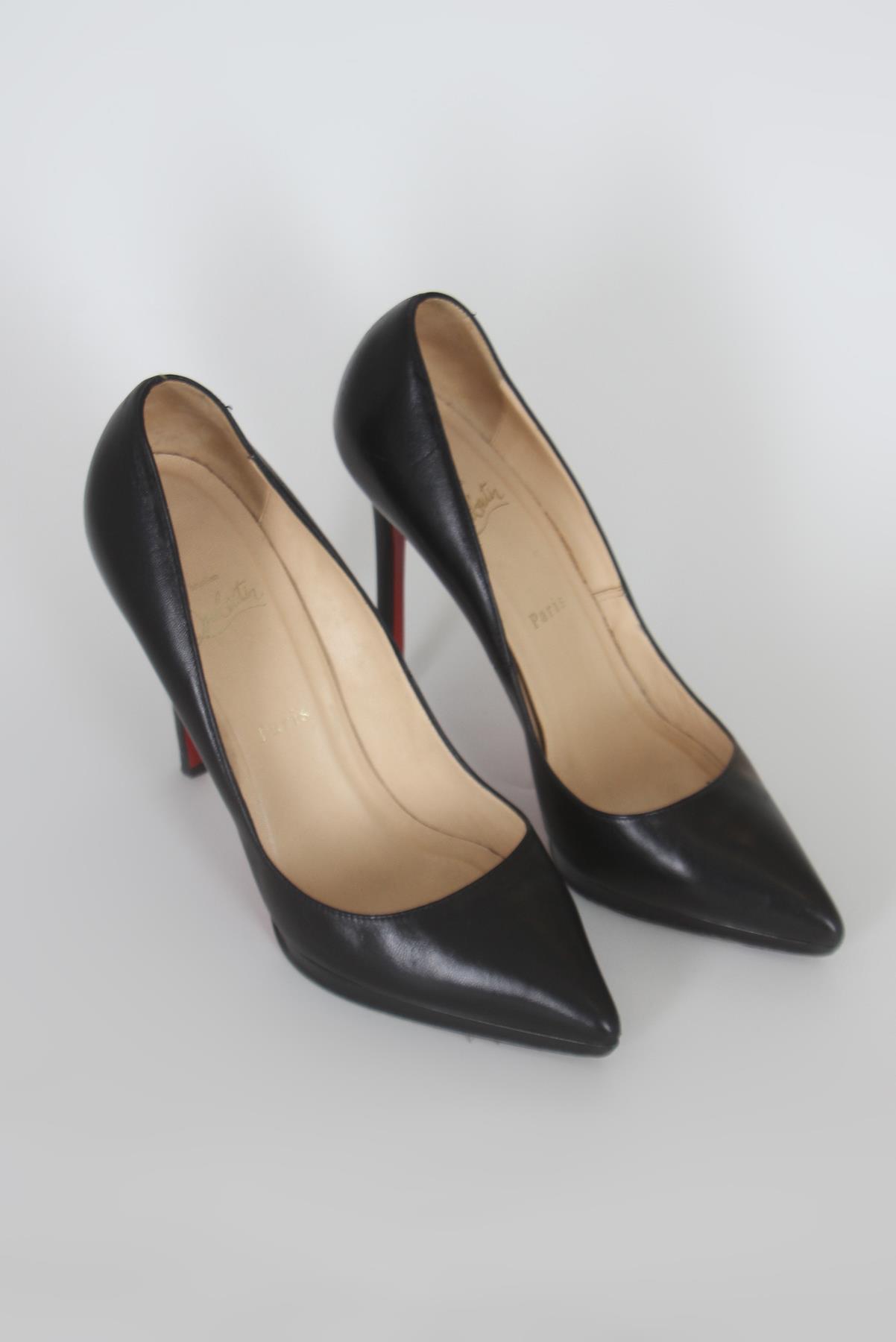 Sapato Christian Louboutin Meia Pata Preto