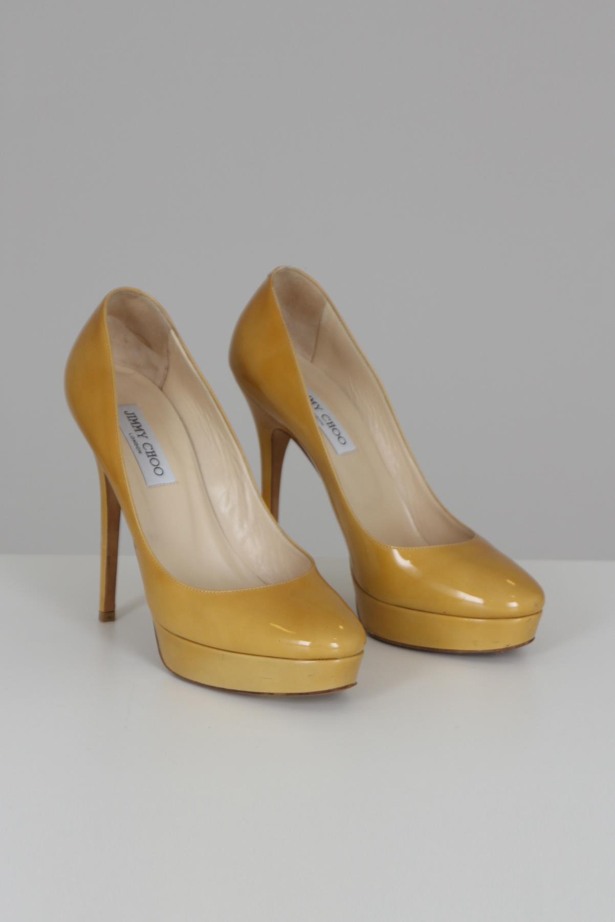 Sapato Jimmy Choo Scarpin Amarelo
